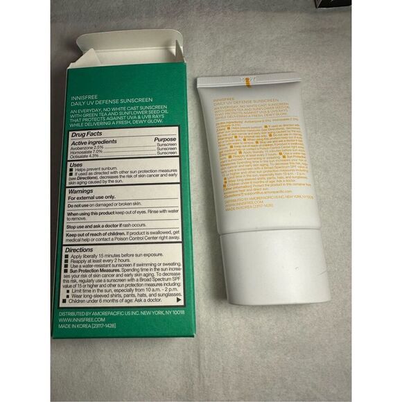 innisfree Daily UV Defense Sunscreen Broad Spectrum SPF 36 50ml - Picture 2 of 7